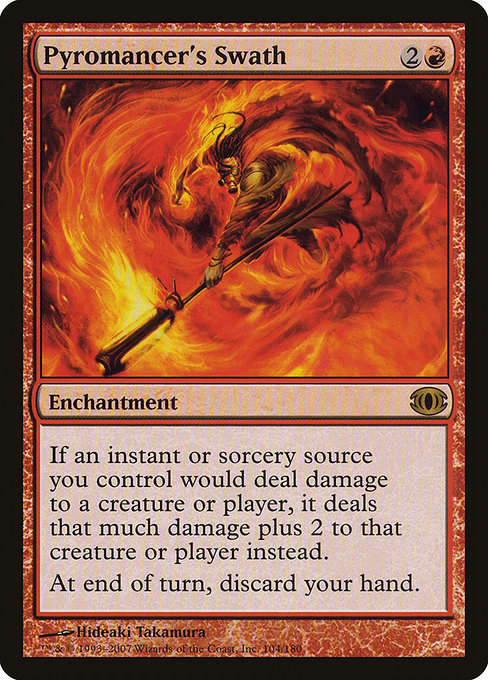 Pyromancer's Swath - Future Sight Rare Card