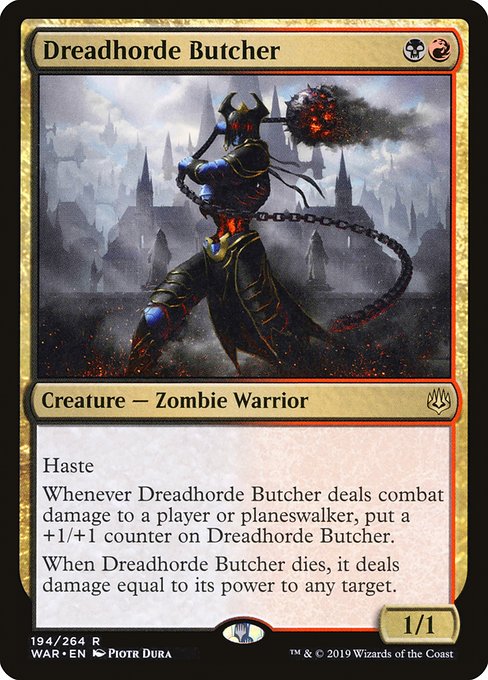 Dreadhorde Butcher - War of the Spark Rare Card