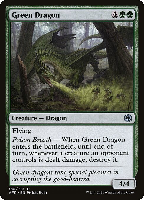 Green Dragon - Adventures in the Forgotten Realms Uncommon Card