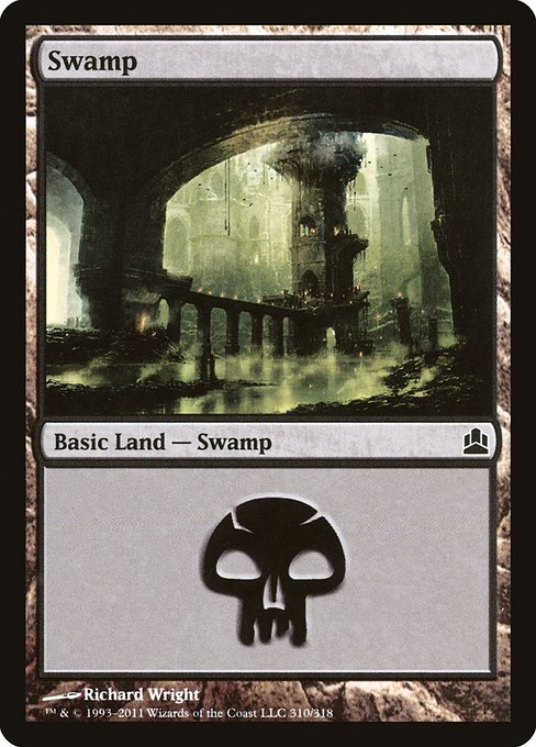 Swamp - Commander 2011 Common Card
