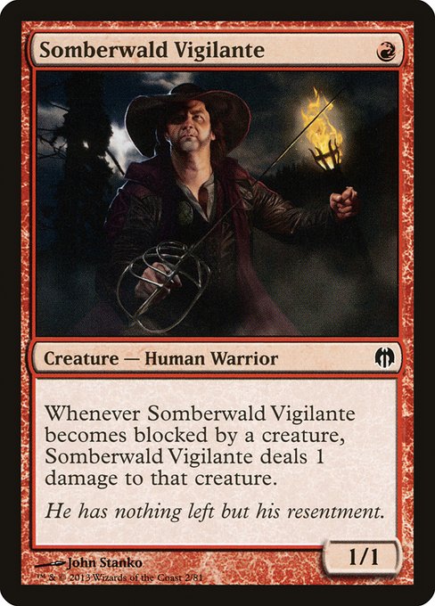 Somberwald Vigilante - Duel Decks: Heroes vs. Monsters Common Card