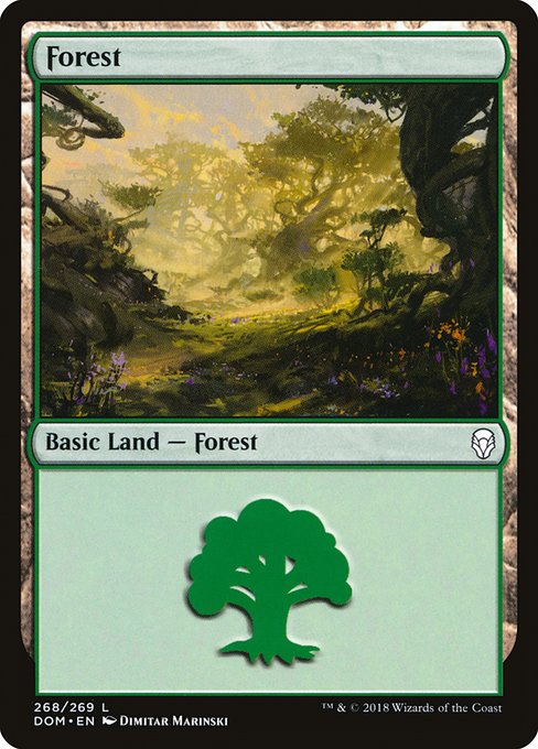Forest - Dominaria Common Card