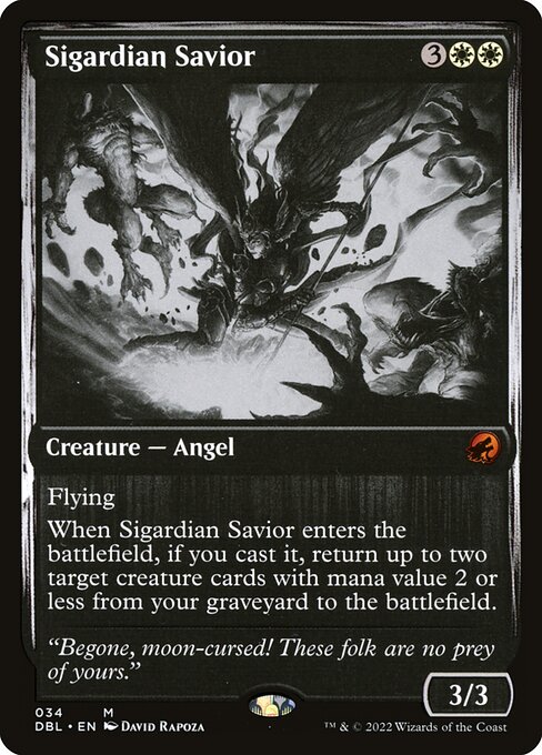 Sigardian Savior - Innistrad: Double Feature Mythic Card