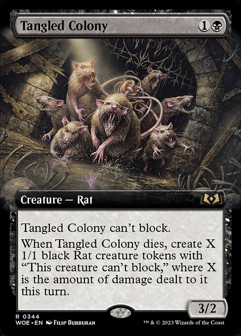Tangled Colony - Wilds of Eldraine Rare Card