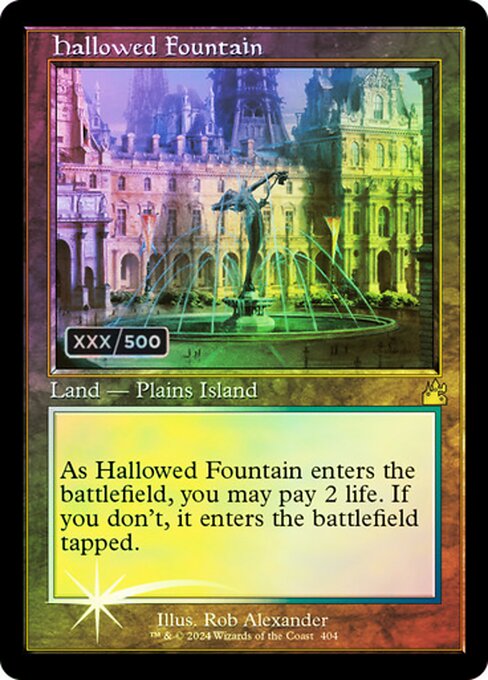 Hallowed Fountain - Ravnica Remastered Rare Card