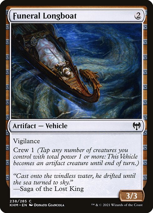 Funeral Longboat - Kaldheim Common Card
