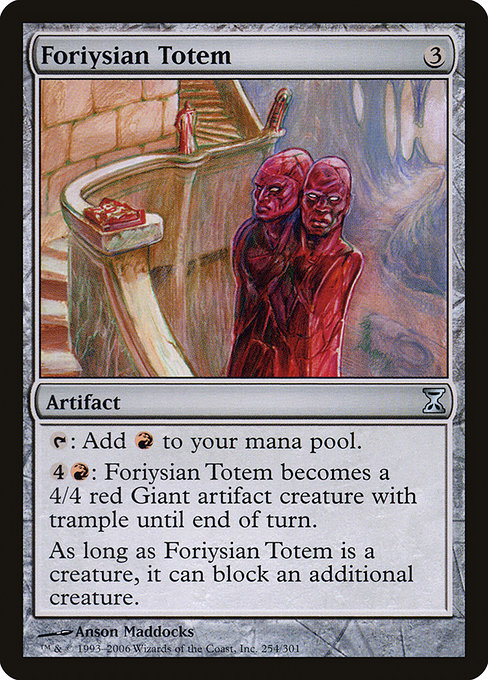 Foriysian Totem - Time Spiral Uncommon Card