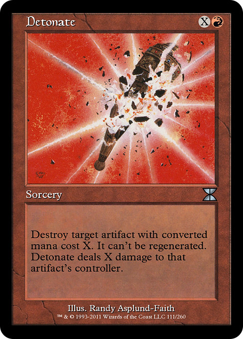 Detonate - Masters Edition IV Uncommon Card