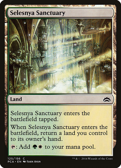 Selesnya Sanctuary - Planechase Anthology Common Card