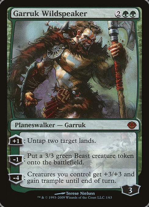 Garruk Wildspeaker - Duel Decks: Garruk vs. Liliana Mythic Card
