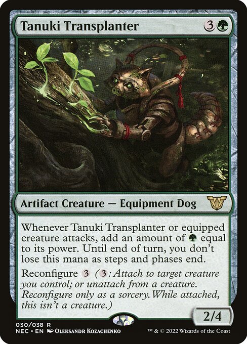 Tanuki Transplanter - Neon Dynasty Commander Rare Card