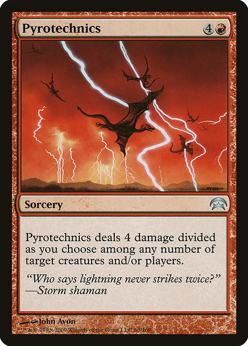 Pyrotechnics - Planechase Uncommon Card