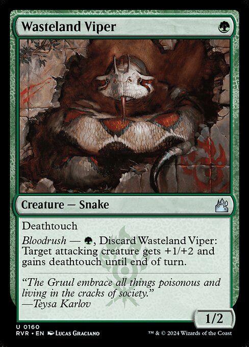 Wasteland Viper - Ravnica Remastered Uncommon Card