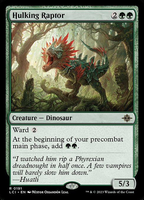 Hulking Raptor - The Lost Caverns of Ixalan Rare Card