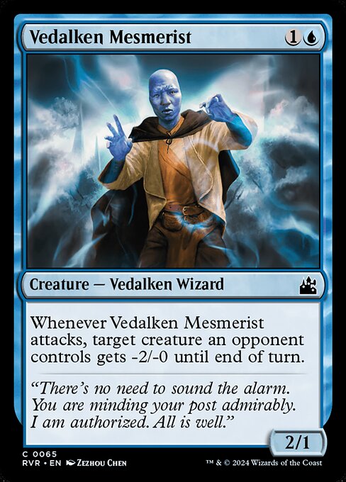 Vedalken Mesmerist - Ravnica Remastered Common Card