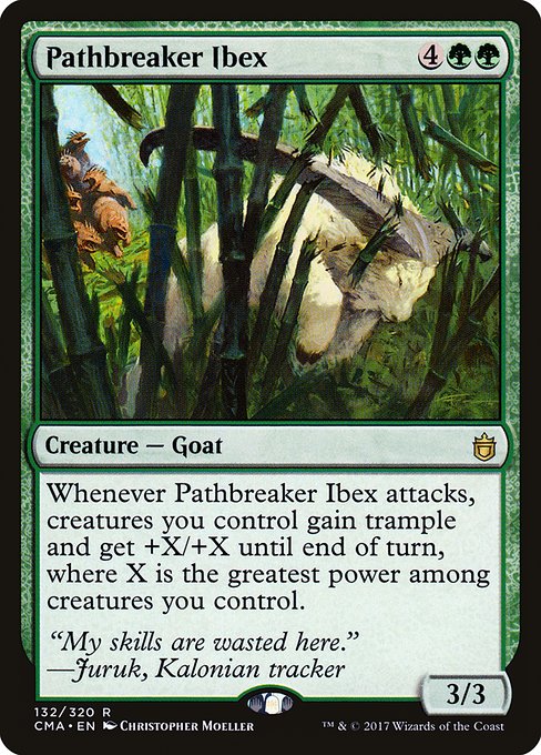 Pathbreaker Ibex - Commander Anthology Rare Card