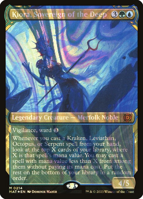 Kiora, Sovereign of the Deep - March of the Machine: The Aftermath Mythic Card
