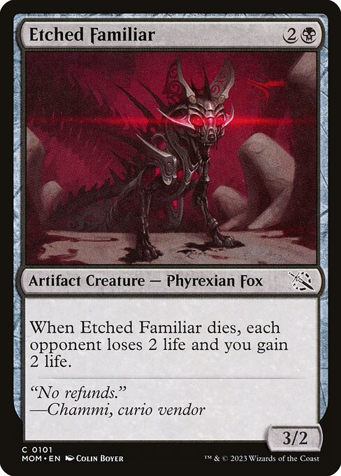 Etched Familiar - March of the Machine Common Card