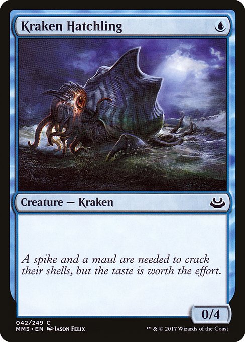 Kraken Hatchling - Modern Masters 2017 Common Card