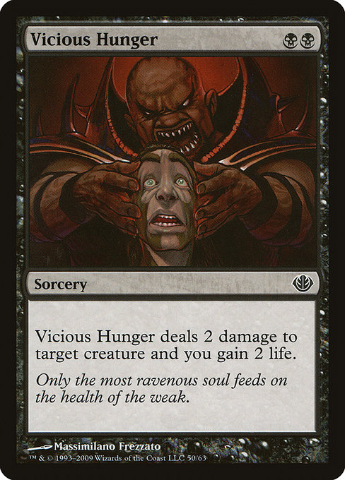 Vicious Hunger - Duel Decks: Garruk vs. Liliana Common Card