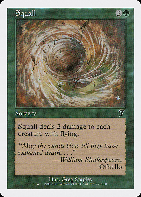 Squall - Seventh Edition Common Card