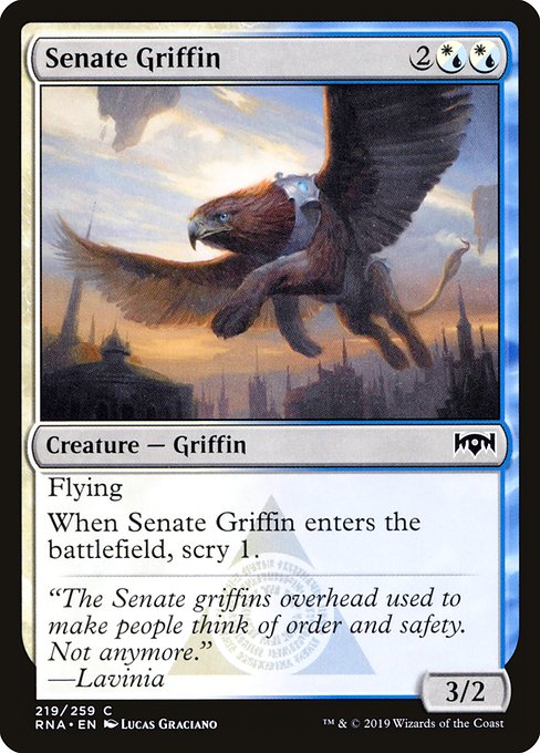 Senate Griffin - Ravnica Allegiance Common Card