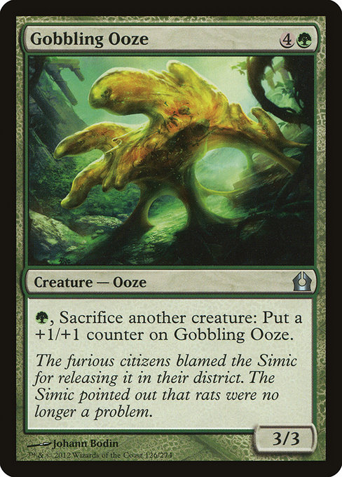 Gobbling Ooze - Return to Ravnica Uncommon Card