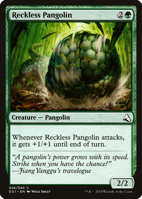 Reckless Pangolin - Global Series Jiang Yanggu & Mu Yanling Common Card