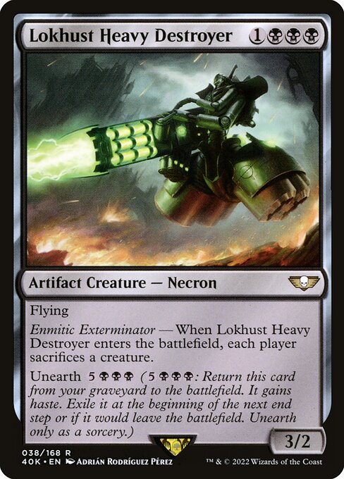 Lokhust Heavy Destroyer - Warhammer 40,000 Commander Rare Card