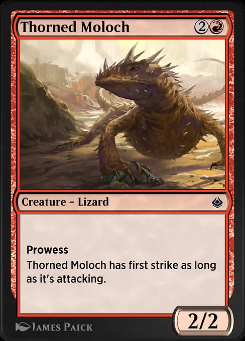 Thorned Moloch - Amonkhet Remastered Common Card