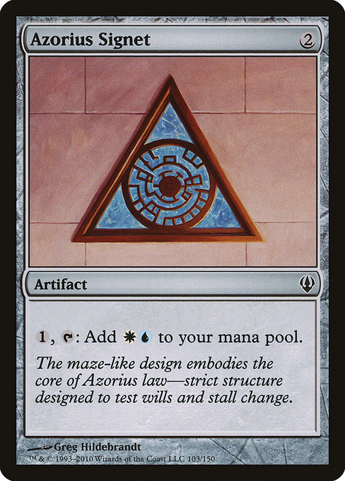Azorius Signet - Archenemy Common Card