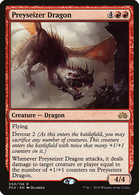 Preyseizer Dragon - Planechase Anthology Rare Card