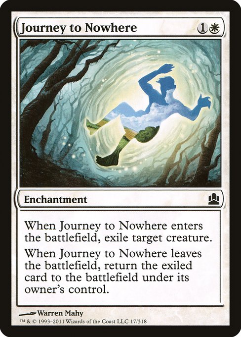 Journey to Nowhere - Commander 2011 Common Card