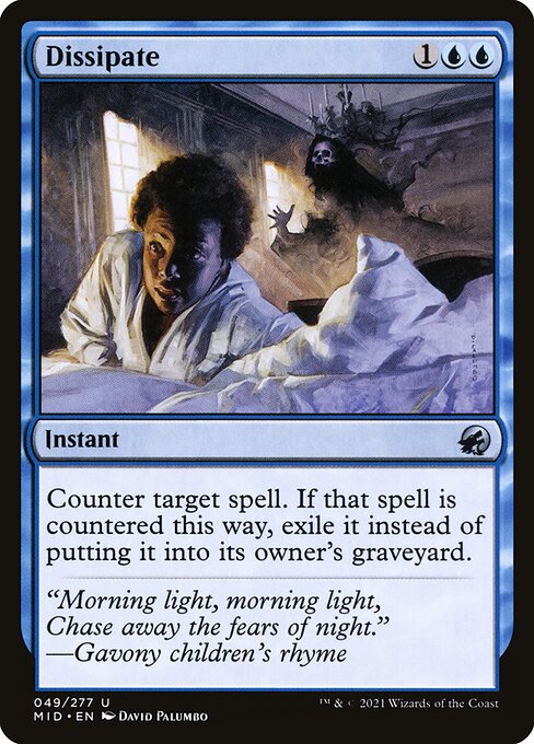 Dissipate - Innistrad: Midnight Hunt Uncommon Card