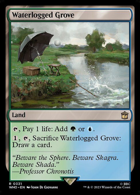 Waterlogged Grove - Doctor Who Rare Card