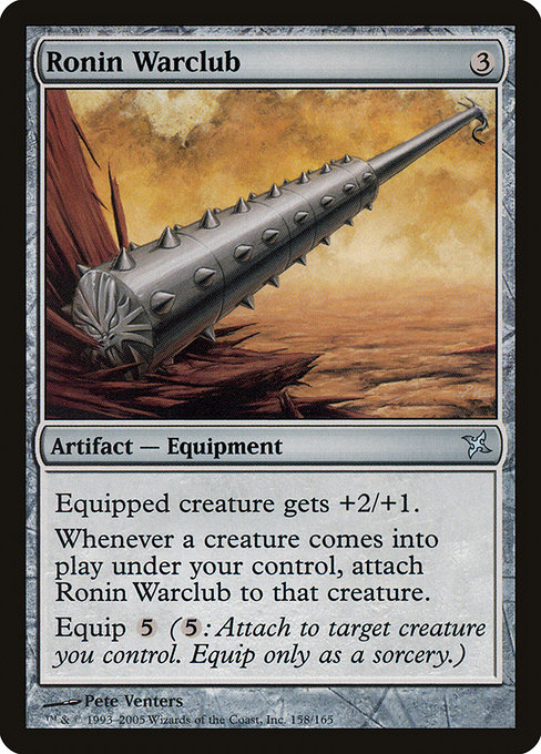 Ronin Warclub - Betrayers of Kamigawa Uncommon Card