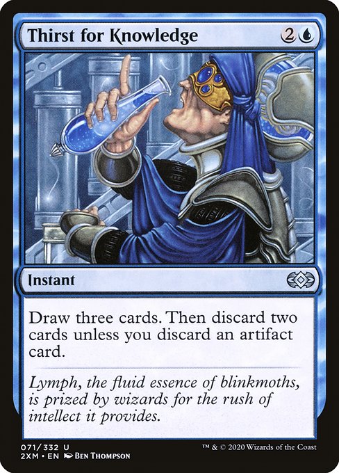 Thirst for Knowledge - Double Masters Uncommon Card