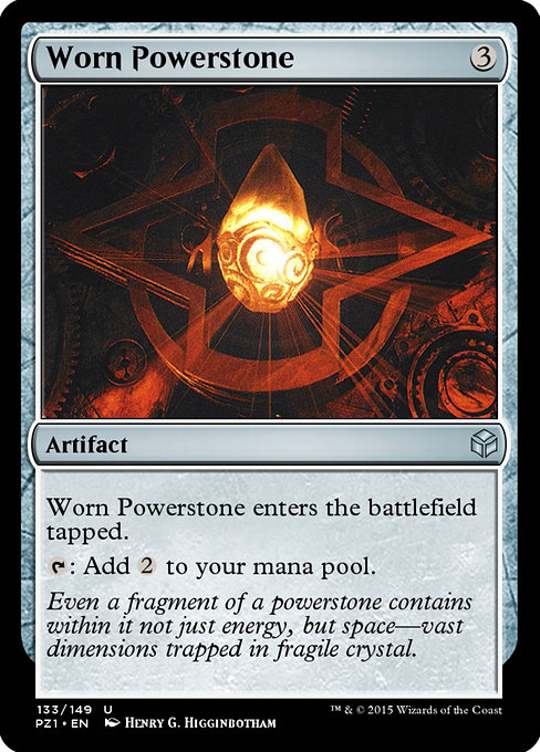 Worn Powerstone - Legendary Cube Prize Pack Uncommon Card