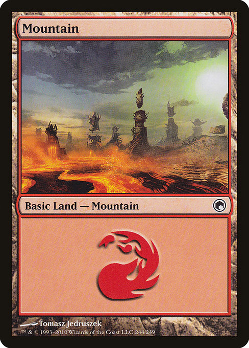 Mountain - Scars of Mirrodin Common Card