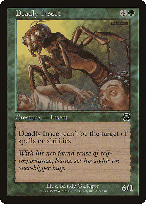 Deadly Insect - Mercadian Masques Common Card