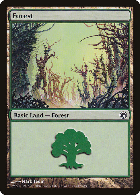 Forest - Scars of Mirrodin Common Card