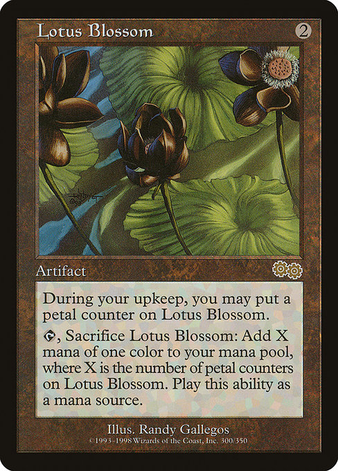 Lotus Blossom - Urza's Saga Rare Card