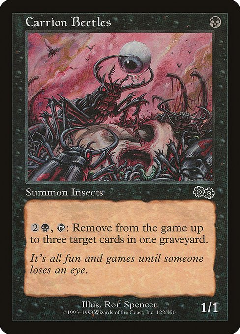 Carrion Beetles - Urza's Saga Common Card