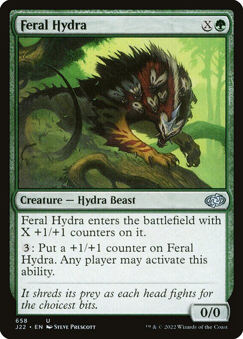 Feral Hydra - Jumpstart 2022 Uncommon Card