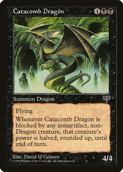 Catacomb Dragon - Mirage Rare Card