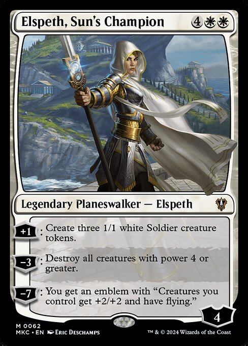 Elspeth, Sun's Champion - Murders at Karlov Manor Commander Mythic Card