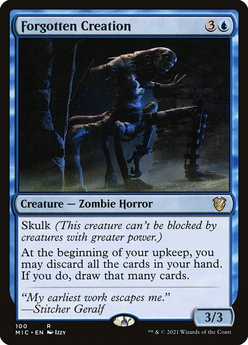 Forgotten Creation - Midnight Hunt Commander Rare Card