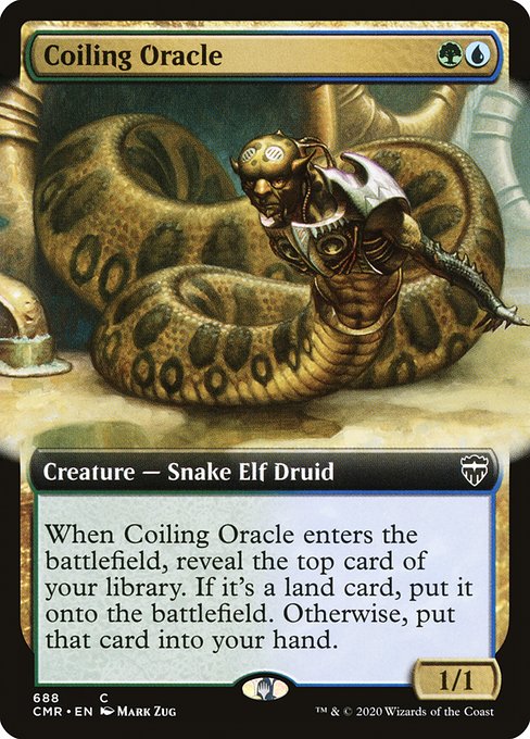 Coiling Oracle - Commander Legends Common Card