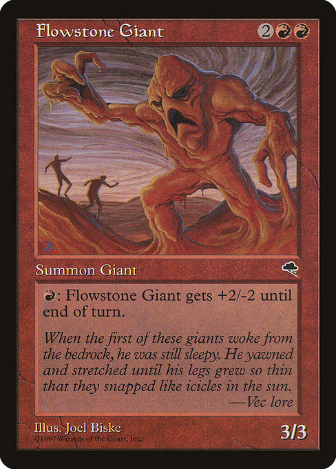 Flowstone Giant - Tempest Common Card