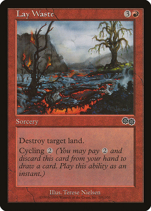 Lay Waste - Urza's Saga Common Card